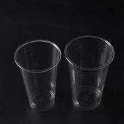 Vasos desechables de PET transparentes